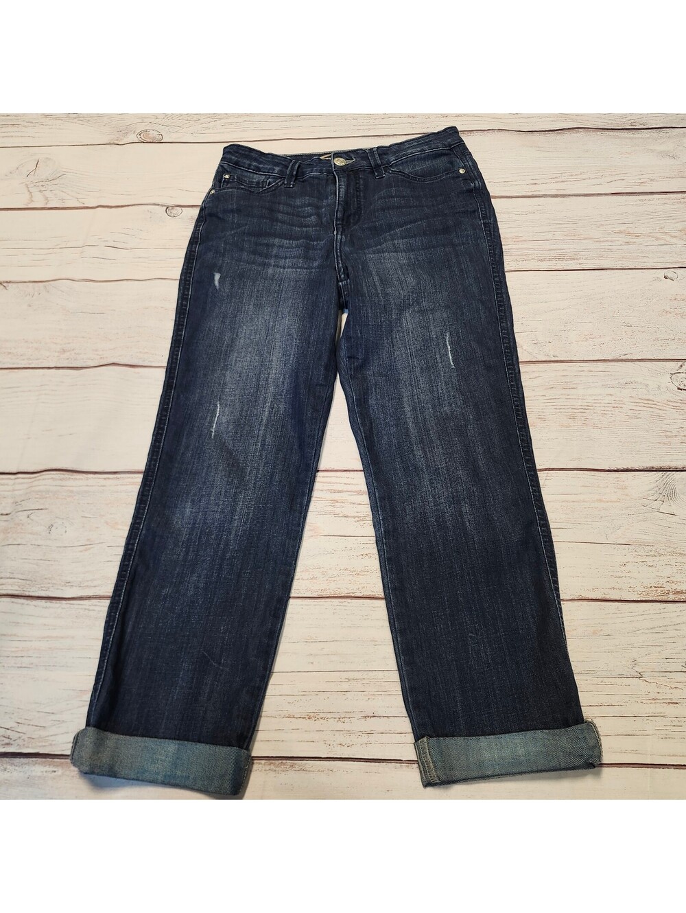 Seven7 Classic Dark Wash Straight Leg Jeans Size 4